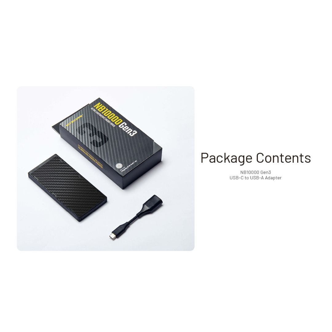 Powerbank - Nitecore NB10000 Gen3