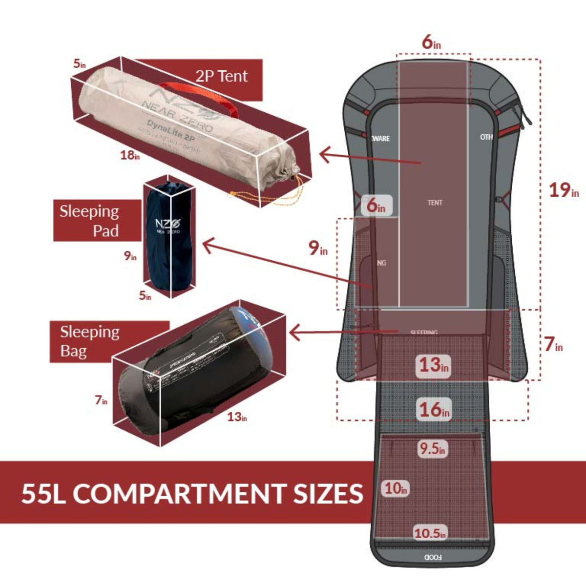 THE DEAN™ 55L - 2nd Generation - Used