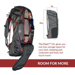 THE DEAN™ Hiking Backpack 55L - Adjustable Torso