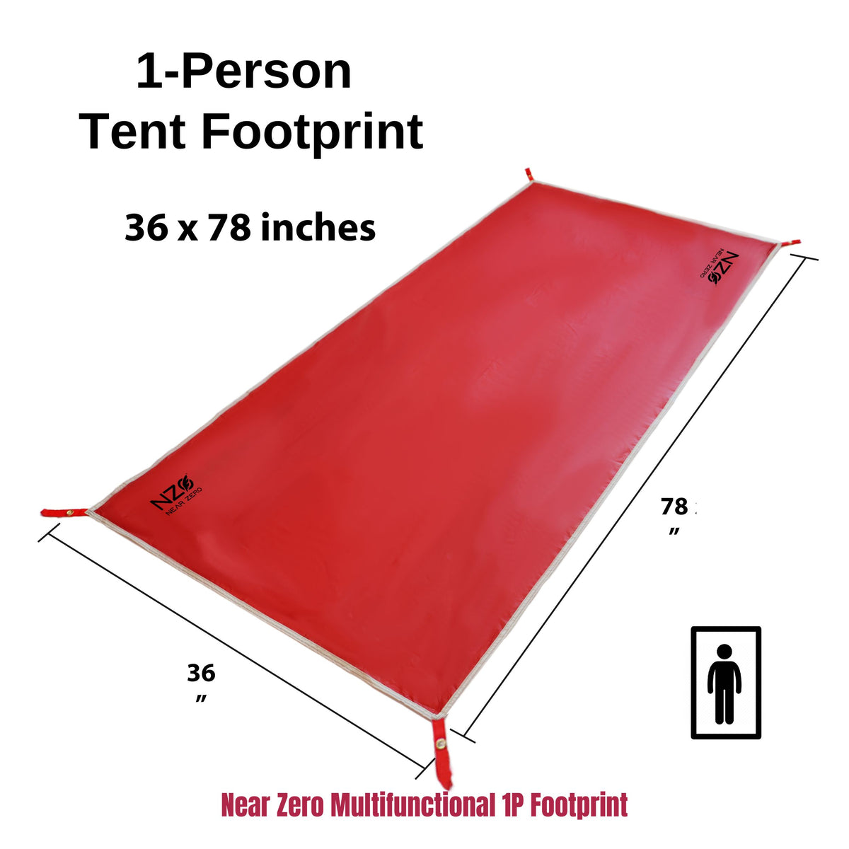 1P Footprint/Ground Tarp for 1-Person Tent