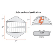 2-Person Backpacking Tent