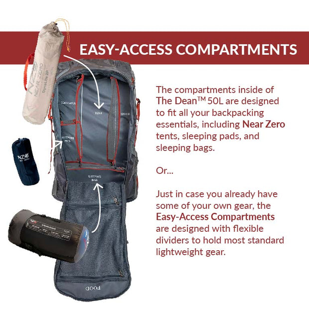 THE DEAN™ Hiking Backpack 50L