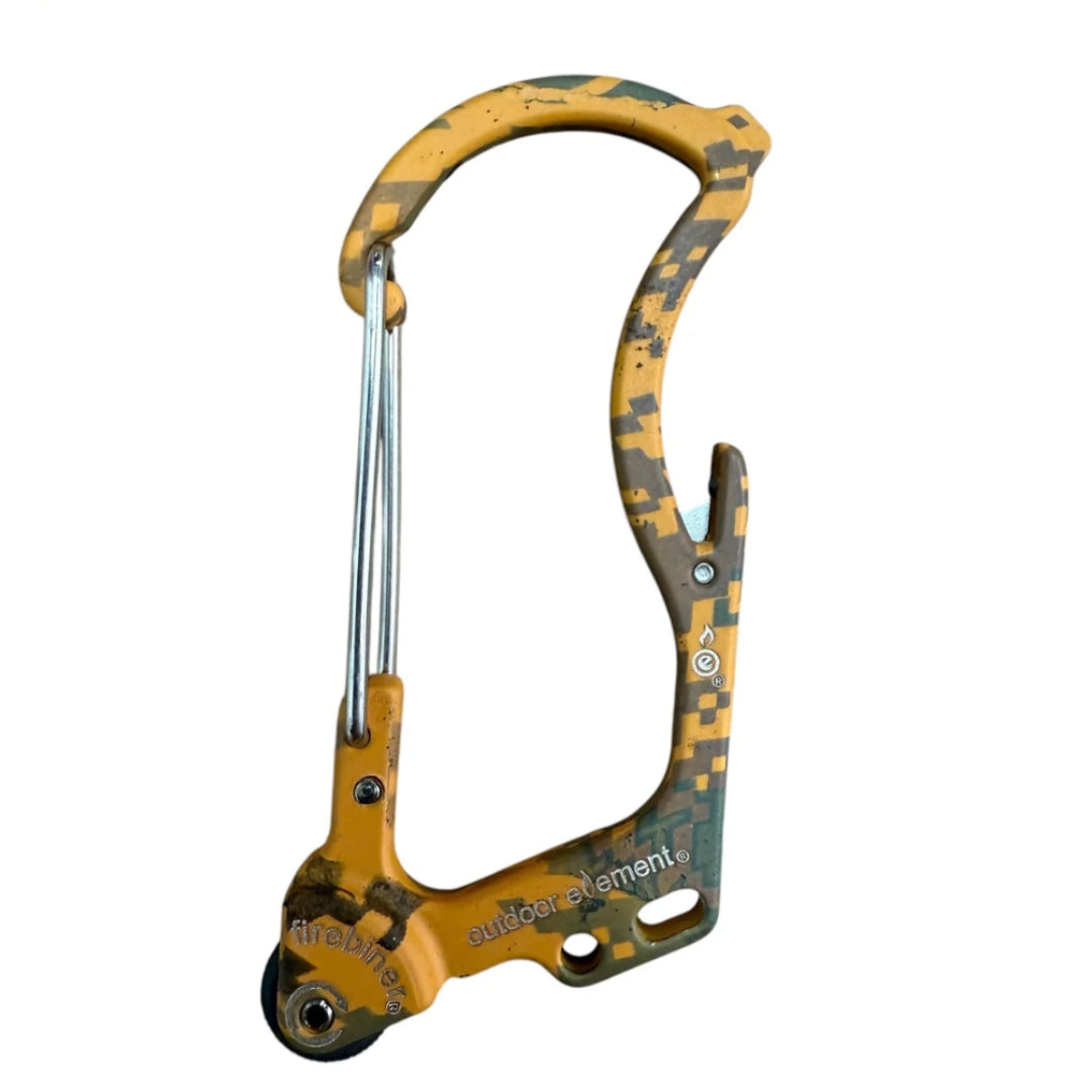 Firebiner: Fire-starting Multitool Carabiner