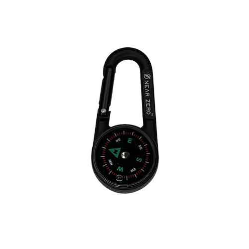Sun Company TempaComp - Ball Compass and Thermometer Carabiner, Hiking,  Backpacking, and Camping Accessory, Clip On to Backpack or Jacket
