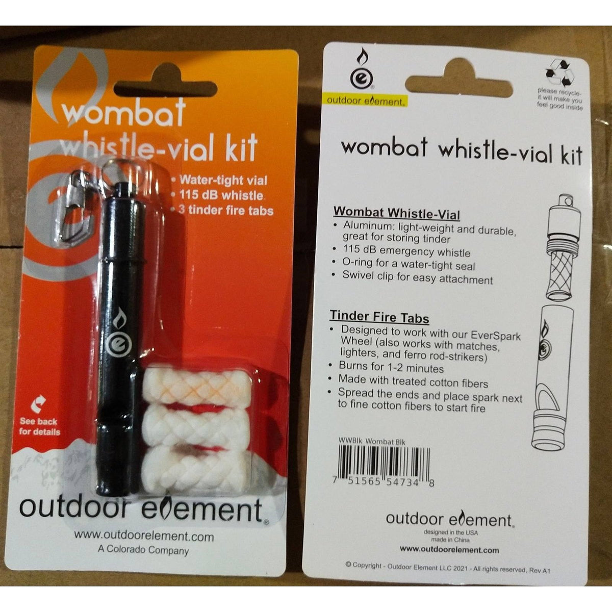 Wombat Whistle II Kit by Outdoor Element